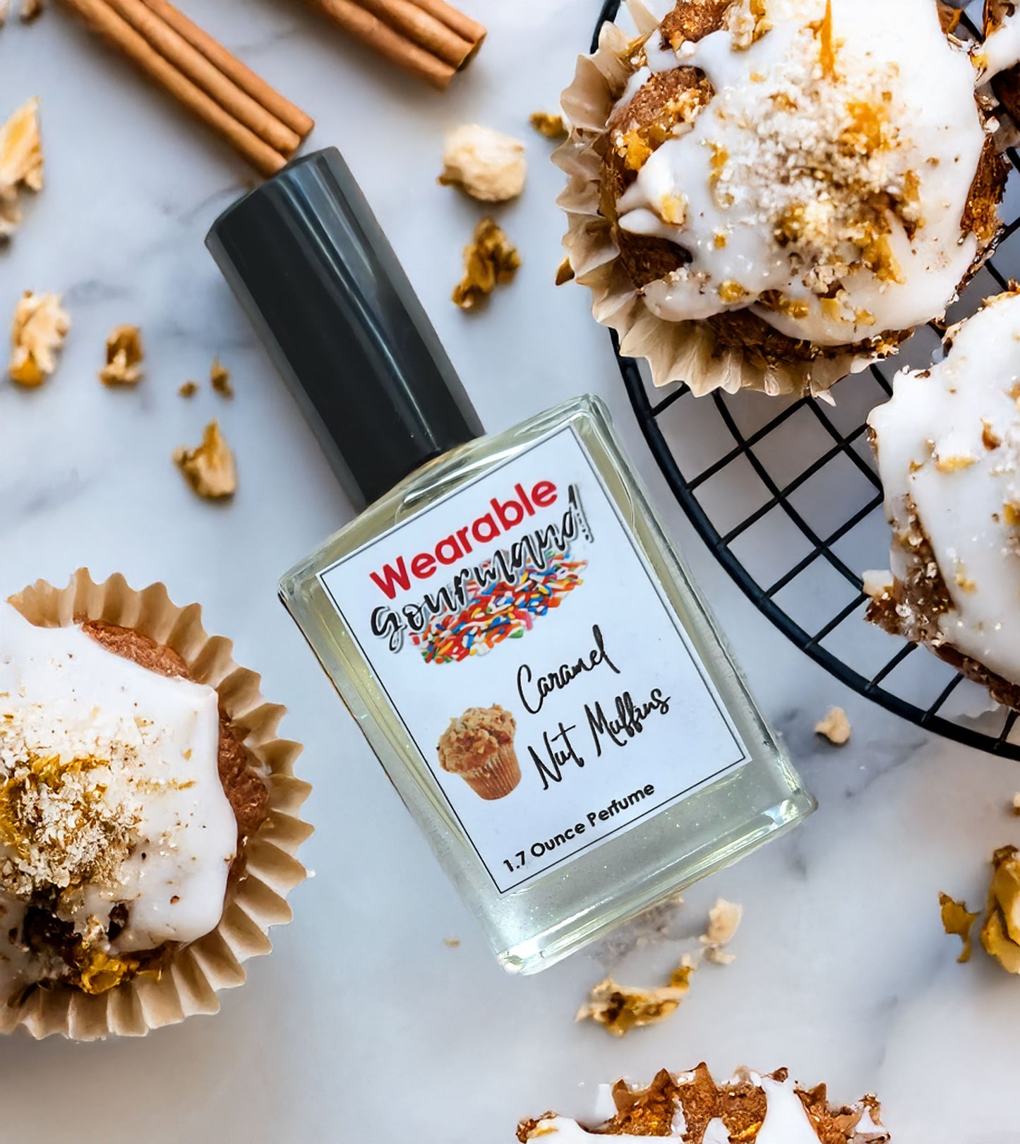 Caramel Nut Muffins Extrait de Parfum, 1.7 Ounce