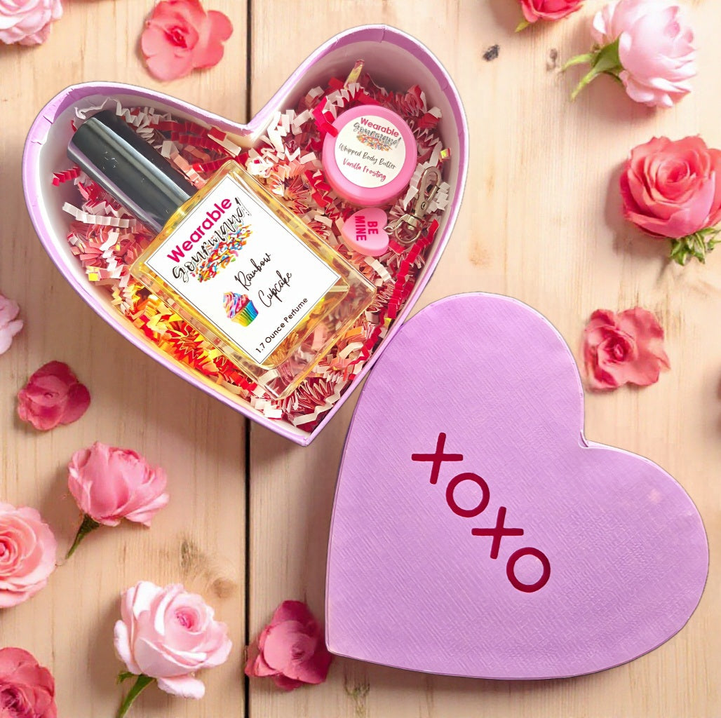 valentines day gifts for her, clean body care, fragrance, gourmand, gourmand perfume, gifts for women who love perfume, gifts for women who love fragrance, fragrance themed gifts, best valentines day gifts, personal valentines day gifts
