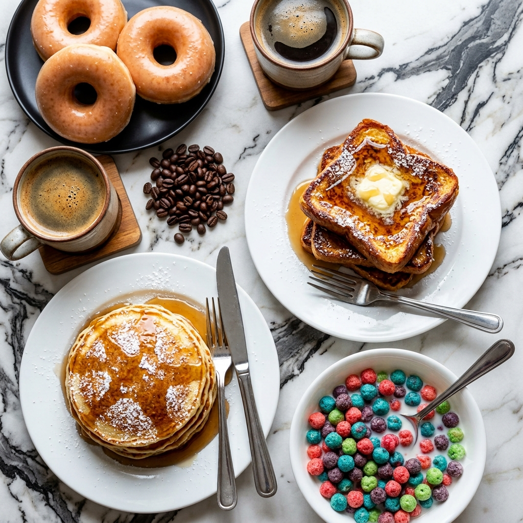 Sweet Breakfast Menu Collection