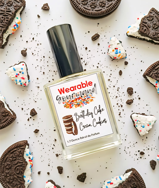 chocolate, marshmallow, cookie, oreo, cocoa wafer, birthday cake perfume fragrance