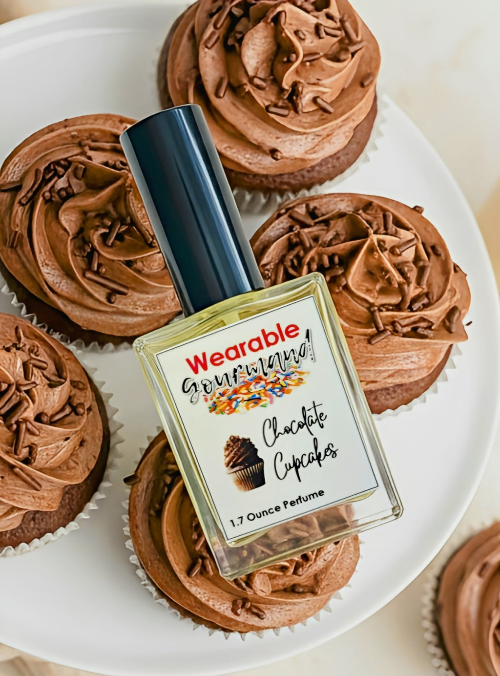 Chocolate Cupcakes Extrait de Parfum 1.7 oz — rich chocolate buttercream bakery gourmand perfume by Wearable Gourmand