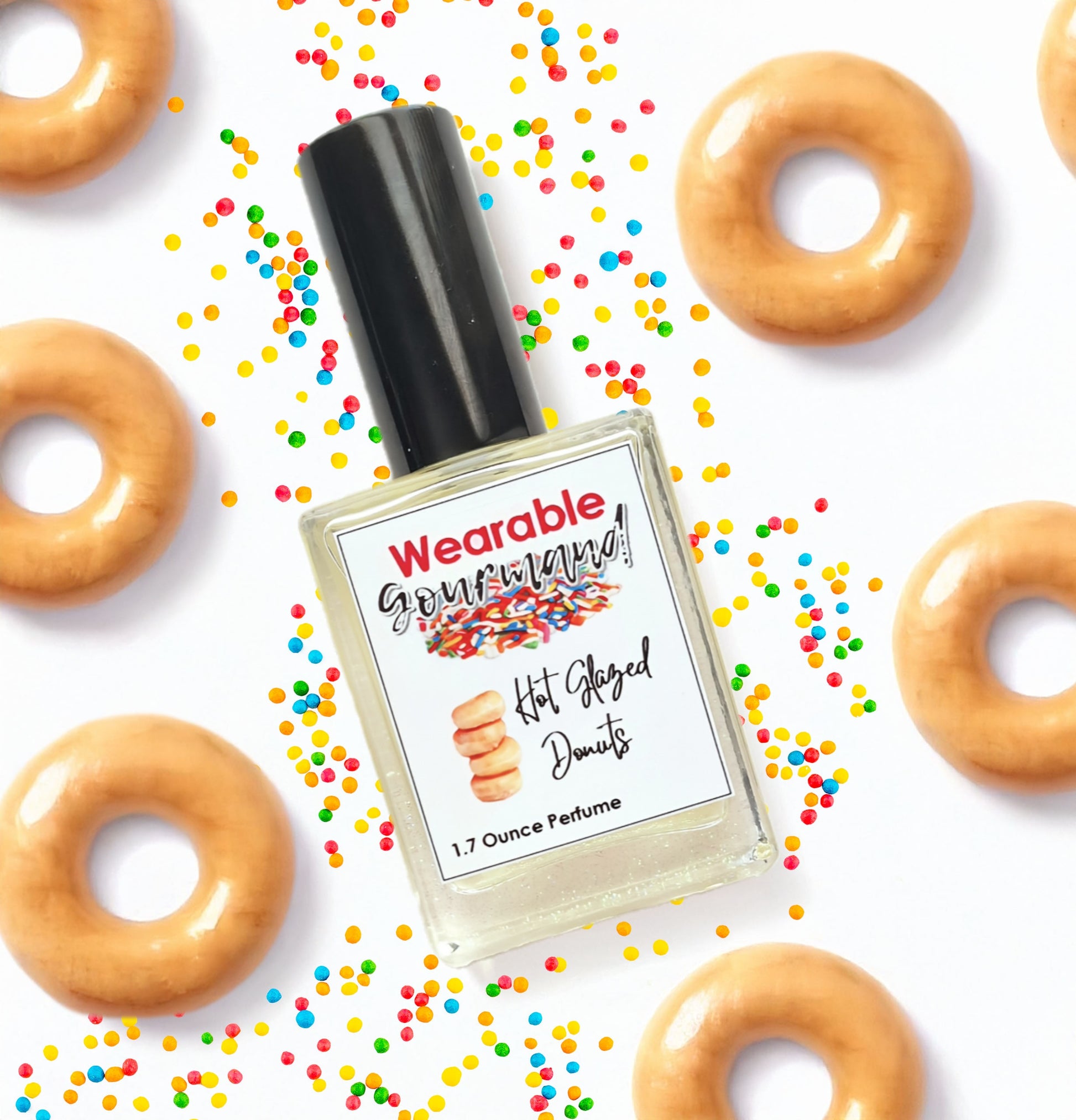 Hot Glazed Donuts Extrait de Parfum 1.7 oz — sweet vanilla glazed donut gourmand perfume by Wearable Gourmand