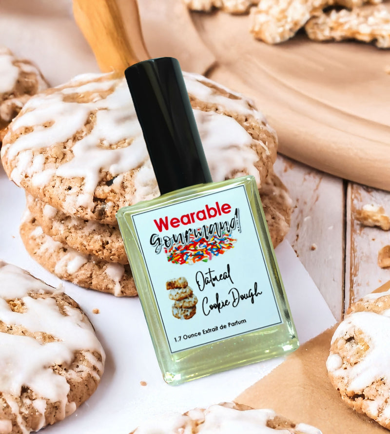 oatmeal perfume, oatmeal cookie dough perfume, oatmeal fragrance, oatmeal body care, oatmeal cookie body care, iced oatmeal cookies perfume, warm gourmand perfume, strong gourmand perfume, gourmand perfume that lasts all day, long lasting perfume, fall perfume, fall fragrance, comforting perfumes